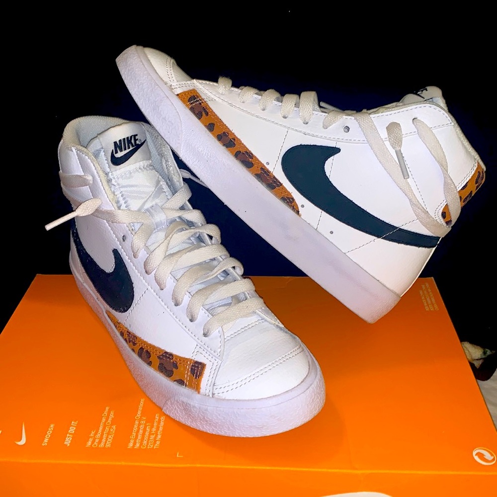 BLAZER MID '77 GS 'WHITE LEOPARD